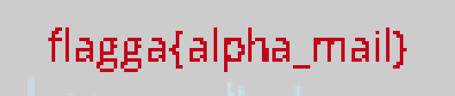 Utsnitt ur diff.png där flaggan kan läsas som text